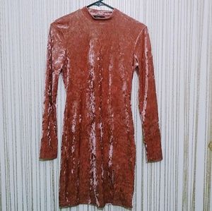 Crushed Velvet Dress